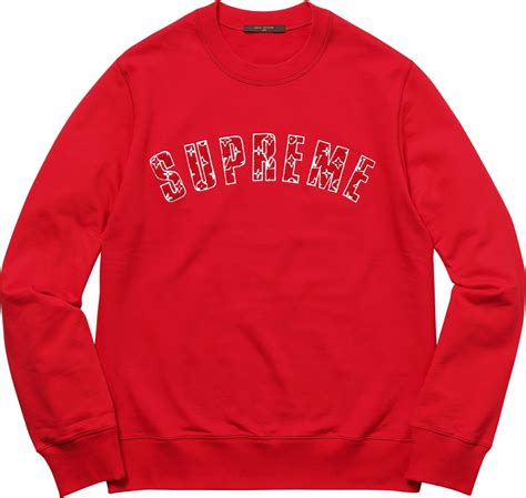 supreme louis vuitton crewneck|Louis Vuitton crewneck sweatshirt.